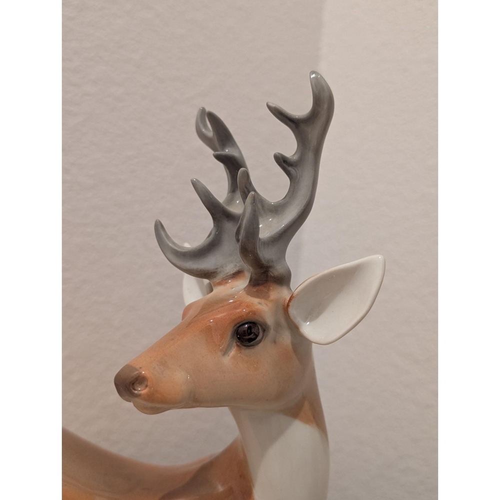 Vintage Lomonosov Stag Figurine - Picture 2 of 9